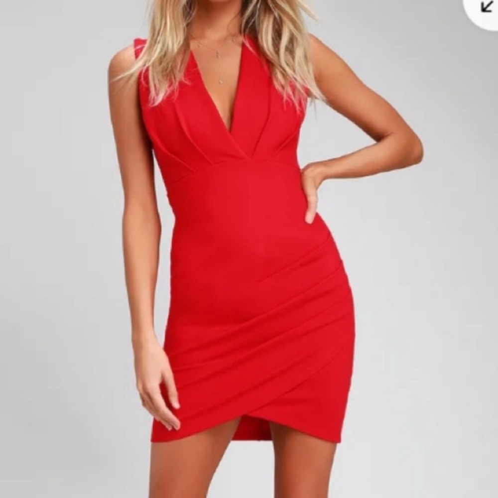 NWT Lulu’s red cocktail dress